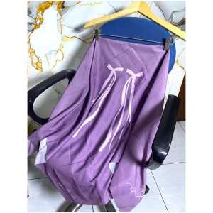 Kerudung segiempat voal motif pita kupu/ hijab coquette viral / motif kerudung viral / kerudung kemerdekaan