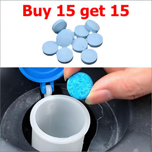 10/30/50pcsCar Windshield Washer Fluid Tablets – Concentrated Effervescent Cleaner