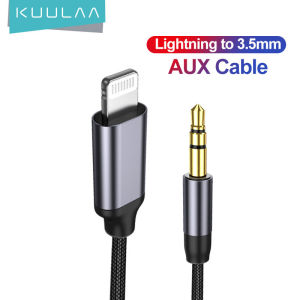 [For iPhone 13]KUULAA 1meter Thưởng thức âm nhạc dành cho iPhone Lightning đến 3 .5mm Cáp Aux Jack cắm tai nghe Điện thoại kết nối với tai nghe cho iPhone 11 Pro Max 11 XS Max XR X 8 7 6 Plus 6S 5 S Plus