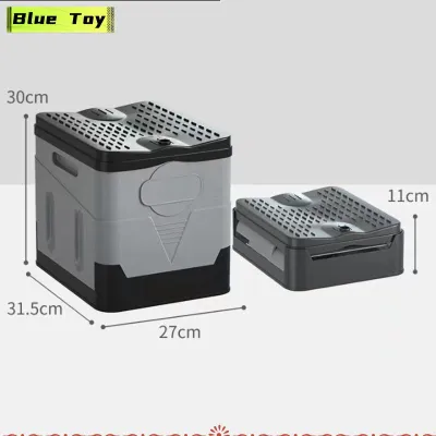Nhà vệ sinh khi cắm trại di động cho xe với nắp bồn cầu xếp gọn với chiều cao có thể điều chỉnh đi du lịch khẩn cấp bô cho đi bộ ngoài trời chuyến đi thuyền bãi biển lều