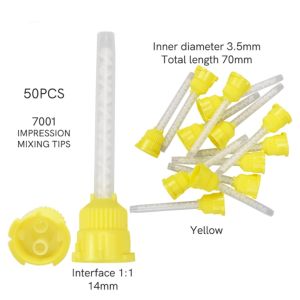 Dental Disposable Film Mixing Head Silicone Rubber Transport Mixing Tube Dental Laboratory Impression Materials