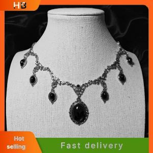 HB Vampire Cameo Choker Gothic Jewelry Victoria Retro Butterfly Blood Drop Pagan Witchcraft Alternative Necklace For Women