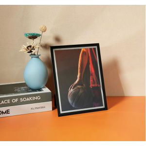 SG Stock Simple Design Crystal Glass Photo Frame Wedding Frame Table and Wall Display Graduation Picture Frame Gift