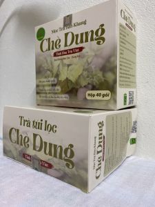 Combo 4 hộp trà dung túi lọc Bảo Khang chè dung mát gan thanh lọc cơ thể đau dạ dày tá tràng giảm đau xương khớp