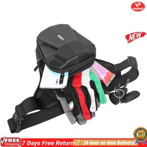 [VOF] Drop Leg Bags Hard Shell Motorbike Hip Bum Pack Bags Expandable Waterproof Mobile Phone Purse for Outdoor Riding Cycling