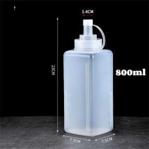 Plastic Clear Tip Applicator Bottle Plastic Squeeze Bottle With Tip Cap For Multi Purpose Refillable Empty 800/1000ML