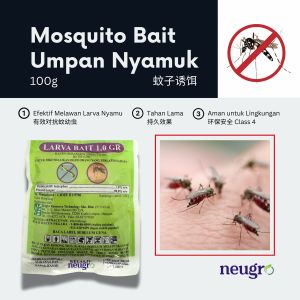 Larva Bait 1.0 GR (100g) Umpan Larva Nyamuk / Ubat Jentik-Jentik Mosquito Larva Bait  蚊子孑孓诱饵剂