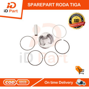 piston seher 200cc over size 0.75 (53C) sparepart roda tiga