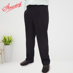 Quần tây âu big size dành cho nam trung niên form truyền thống mỗi bên xếp 1 ly dáng rộng thương hiệu cao cấp Amazing có tới size 42