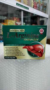 Viên uống L- Arginine . Hỗ trợ giải độc gan