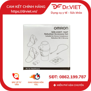 Bộ Phụ Kiện Omron NE-C106 Chính Hãng – Dùng Cho Máy Xông Khí Dung OMRON NE-C106 Đầy Đủ Phụ Kiện An Toàn Và Dễ Thay Thế