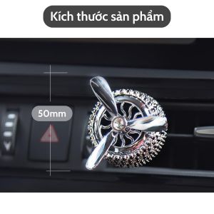 💟𝙂𝙞𝙖́ 𝙍𝙚̉💟 Trang Trí Cửa Gió Điều Hòa Ô Tô - Nước Hoa Sáp Thơm Cánh Quạt Đính Đá Cực Sang Cực Đẹp Cho Xế Yêu
