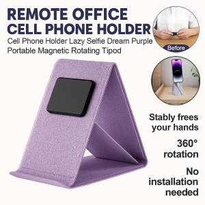 Magnetic Phone Holder Tripod 360° Rotating Portable Phone Stand For Live Streaming Mobile Photography