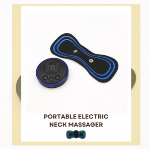 5pcs Portable Body Massager Mini Electric Neck Back and Cervical Massager Massage Stimulator Relieving Fatigue Cervical Spine Physiotherapy Instrument