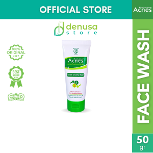 ACNES Creamy Wash Sabun Cuci Muka Anti Jerawat Natural Care Yogurt Complete White Oil Control Deep