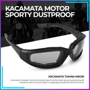 COD Acetato Kacamata Motor Sporty Dustproof - Z5401 / Kacamata motor pria anti debu angin multifungsi buat berkendara olahraga desain sporty keren elegan ganteng unik berkualitas tidak mudah patah dan rusak awet anti sinar uv terbaik rekomended viral tren