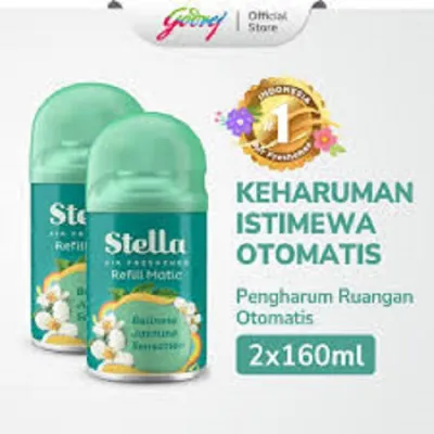 Paket 2 pcs Stella Matic Refill Japanese Sakura 160ml