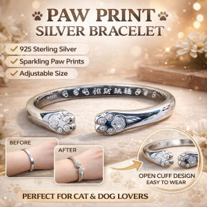 🌟💖【Solid Exquisite Cat Paw Lucky Bracelet】High-End Luxury Niche Design Wealth & Love Blessings - Elegant Charm