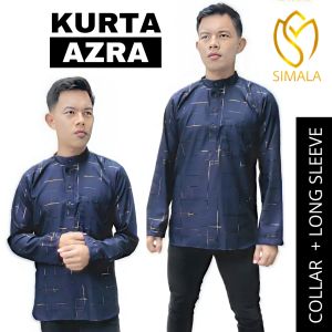 (RAYA 2026) KURTA AZRA Lengan Panjang Printed Osaka Cotton HIJABIS ASTANA