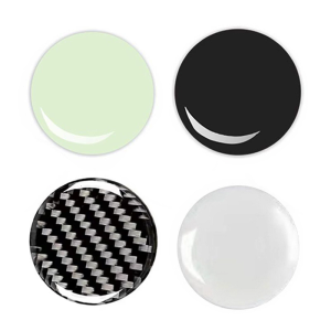 4 cái khóa tự động mắt đề can PVC chống thấm nước thiết kế xe khóa mắt bao gồm ô tô khóa mắt bảo vệ cài đặt đơn giản