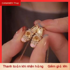 CS Màu Hồng Ba Lê Giày Mặt Dây Chuyền Vòng Cổ Thanh Lịch Tính Khí Đồ Trang Sức Quà Tặng Cho Vợ Và Người Bạn Tốt Nhất
