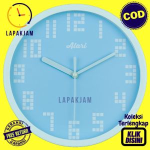Jam Dinding Quartz Dekorasi Dinding Minimalis Unik Besar Alari AL1128 Black Keren BestSeller