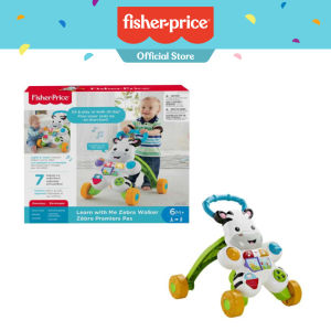 Fisher-Price Learn With Me Zebra Walker Musical Infant Walking Toy