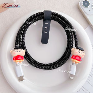 Pelindung Kabel Charger Kabel Data Kawat Kabel Data HP Untuk Iphone  Android Universal Motif Kartun Lucu