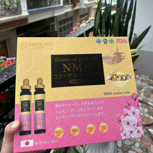 Nước uống đẹp da chống lão hoá NMN 40.000++Từ nguyên liệu 100% Nhật Bản hộp 10 chai