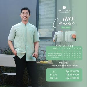 Sarimbit Keluarga Rauna Lebaran 2024 / SARIMBIT CARINE LIGHT GREEN / Fashion Muslim