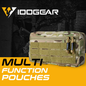 IDOGEAR Tactical Pouch Belt bag MOLLE Pouch EDC Bag Waist bag pouch Accessory Utility Pouch Multi-function hiking camping camo pouch