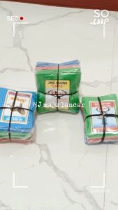PEROMO jas hujan plastik murah ISI 12 pcs POnco ATASAN SAJA jas hujan LDPE EMERGENCY