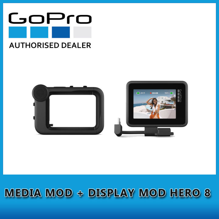 COMBO] GoPro Media Mod and Display Mod for HERO Camera Black