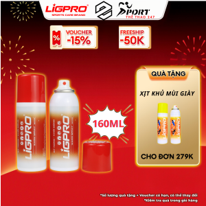 Chai Xịt Nóng Khởi Động LIGPRO 160ML Chiết Xuất Từ Thiên Nhiên  giúp ngăn ngừa chấn thương tăng cường khả năng vận động