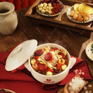 Thố chưng yến gốm sứ Bát Tràng hàng vẽ tay xuất dư cao cấp