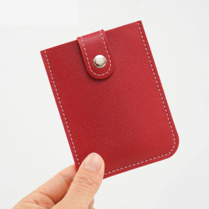 Large Capacity Card Holder Ultra-Secure Anti-Magnetic Anti-Theft Pull-Out Multi-Slot Leather Wallet