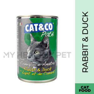 Cat & Co Pate – Rabbit & Duck 405g Cat Food Cat Food for Cats Wet Cat Food