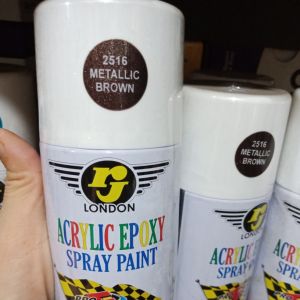 Pilok Cat RJ Coklat Metalic / Metalic Brown (2516) 300cc Cat Semprot RJ London Pylok