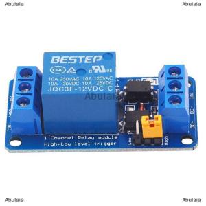 [COD] Abulaia 3.3V 5V 12V 24V โมดูลรีเลย์ 1 ช่อง กระดานรีเลย์ทริกเกอร์ระดับสูงและต่ำ