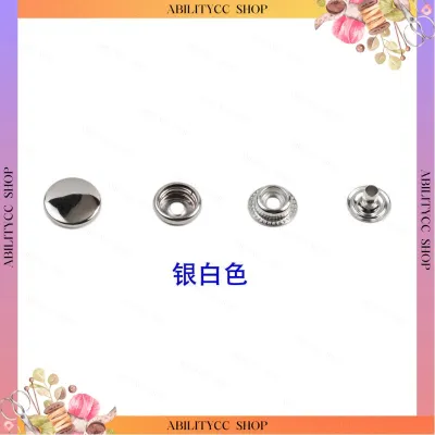 50SET 15MM METAL RING SNAP BUTANG KATUP BUTANG BAJU ASKAR BUTANG KETIP JEANS / snap button