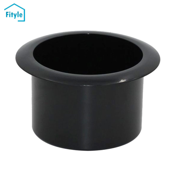 Fityle Black Cup Holder for Recliner Chair Couch Sofa Armrest 85mm Dia