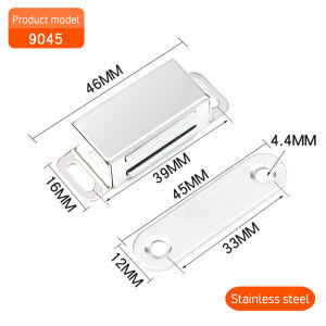 45/95MM Magnet Pintu Lemari Cabinet Penutup Pintu Lemari Magnet Magnetic Door Closer Stopper