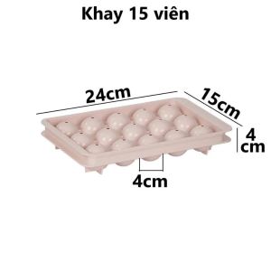 Khay Làm Đá Viên Tròn Nhựa Việt Nhật – Làm Đá Thạch Rau Câu 6978/79