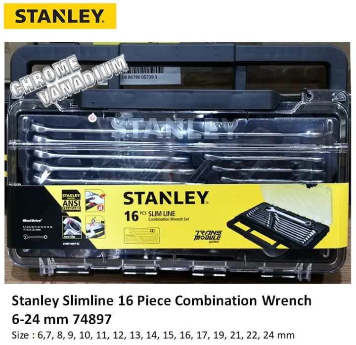 STANLEY Stecknuss 6 Mm Chrom-Vanadium-Stahl – Mit Maxi-Drive Für Mehr Drehmoment, Silber