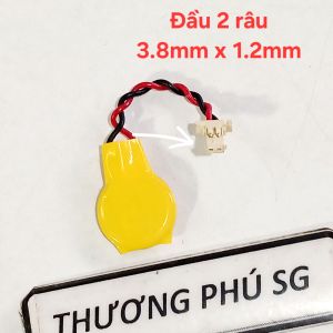 Pin 3V 1220 CR1220 3V Pin cmos 1220 3V / Pin đầu cắm 2 lổ 2 Râu (D x R): 3.8mm x 1.2mm
