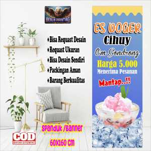 Spnduk 60x160 Cm Es Doger Bisa Request Desaint