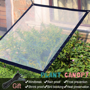 Plant Canopy Shade Cloth Rainproof Cover Sunblock Balcony Sun Shade Net Plants Balcony Windows Transparent Rainproof Succulents Insulation Thickened Windshield
