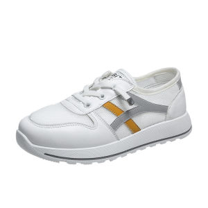 Giày Trắng Nhỏ Nữ 2023 Giày Agan Thường Ngày Thoáng Khí Mặt Lưới Mẫu Mới Mùa Xuân Hè Giày Thể Thao Chạy Bộ Đế Dày Dễ Phối