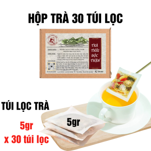 Trà thải độc thận Cụ Lang Ngoạn bổ thận ngừa sỏi thận sỏi bàng quang thanh lọc bài tiết lợi tiểu bịch 30 túi lọc