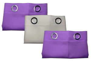 Curtain PURPLE/LAVENDER Aesthetic Plain 100% Katrina Fabric (RING/GROMMET TOP) 4.6 feet Width & 6/7 feet Length